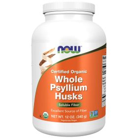 Whole Psyllium Husks, Organic - 12 oz.