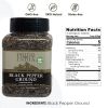 Pride of India ‚Äì Black Pepper Ground ‚Äì Ideal for Gourmet Dishes/ Soups/ Stews/ Rubs ‚Äì Fresh & Preservatives Free ‚Äì Warming Spice ‚Äì Easy to S