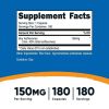 Nutricost Soy Isoflavones 150mg, 180 Veggie Capsules - Non-GMO Supplement