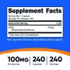 Nutricost DHEA 100mg, 240 Capsules - Gluten Free, Soy Free, Non-GMO, Supplement