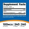 Nutricost Vitamin K2 MK-7 100mcg, 240 Softgels - Gluten Free and Non-GMO Supplement